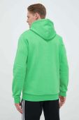 Кофта adidas Originals чоловіча колір зелений з капюшоном з принтом
