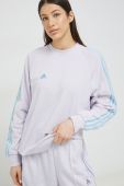 Кофта adidas колір фіолетовий з аплікацією