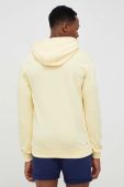 Кофта Fila колір жовтий з капюшоном з принтом