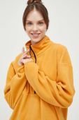 Спортивна кофта Jack Wolfskin Bockenheim Fleece колір помаранчевий однотонна