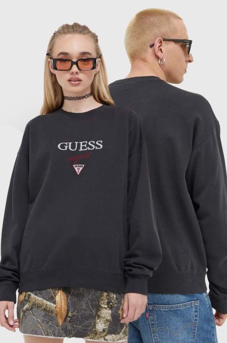 Кофта Guess Originals Go Baker колір чорний з аплікацією SM2BQ09K9YH1-F43M