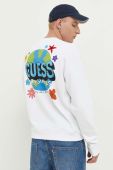 Кофта Guess Originals колір білий з принтом