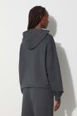 Кофта Guess Originals Icon Logo Hoodie колір чорний з капюшоном з аплікацією