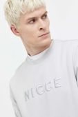 Кофта Nicce колір сірий з аплікацією