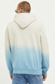 Бавовняна кофта Nicce з капюшоном колір блакитний