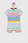 Бавовняний ромпер для немовлят Guess колір барвистий