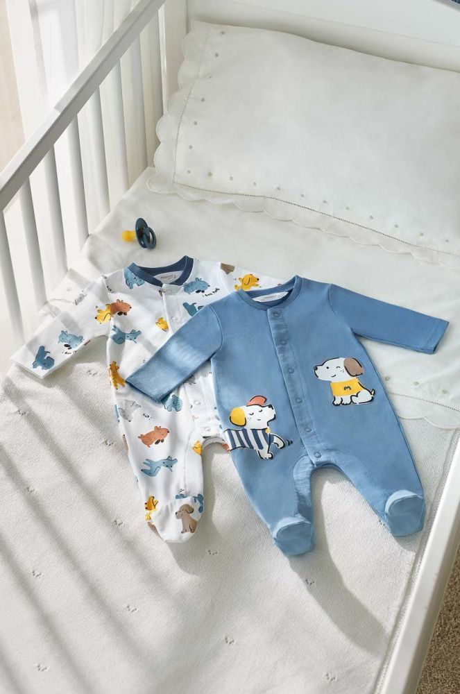 Дитячі повзунки Mayoral Newborn колір блакитний (2953759)