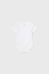 Дитяче бавовняне боді Mayoral Newborn колір білий (2964606)