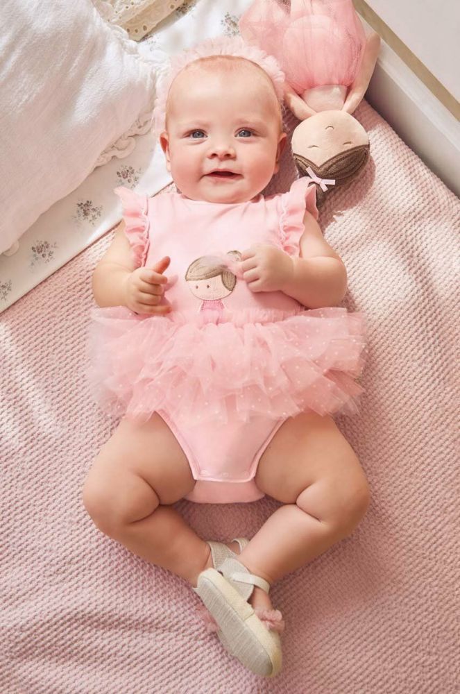 Боді для немовлят Mayoral Newborn колір рожевий (3057527)