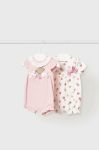 Комбінезон для немовлят Mayoral Newborn 2-pack колір рожевий (3057539)