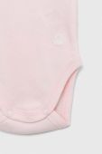 Дитяче бавовняне боді United Colors of Benetton 3-pack колір рожевий (3035537)