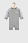 Комбінезон для немовлят adidas I 3S FT колір сірий