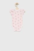 Дитяче бавовняне боді United Colors of Benetton 2-pack колір рожевий (3043641)