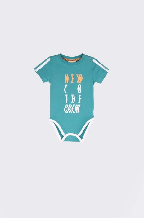 Боді для немовлят Coccodrillo колір бірюзовий (2995696)