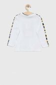 Дитячий бавовняний лонгслів Birba&Trybeyond колір білий з принтом (3094443)
