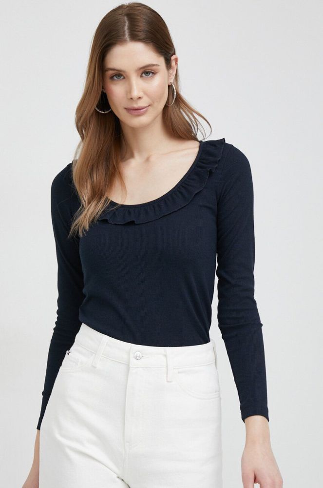 Лонгслів Pepe Jeans Dorina жіночий колір синій