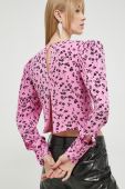 Блузка Rotate колір рожевий