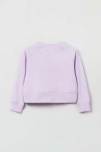 Дитячий бавовняний лонгслів OVS колір фіолетовий (3127783)
