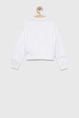 Дитяча бавовняна кофта Guess колір білий з аплікацією (3013419)