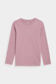 Дитячий лонгслів 4F F056 колір рожевий однотонний (3066235)