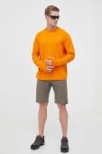 Спортивний лонгслів Marmot Windridge колір помаранчевий однотонний