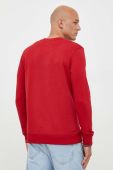 Бавовняна кофта Joop! чоловіча колір червоний з принтом