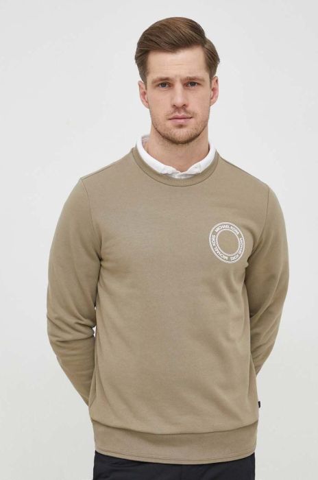 Кофта Michael Kors чоловіча колір зелений з принтом