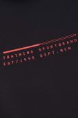 Лонгслів для тренувань 4F колір чорний з принтом (3122473)