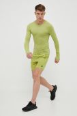 Лонгслів до бігу 4F колір зелений однотонний