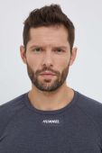 Лонгслів для тренувань Hummel Mike колір сірий з принтом