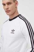 Бавовняний лонгслів adidas Originals колір білий візерунок IA4879-WHITE