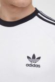 Бавовняний лонгслів adidas Originals колір білий візерунок IA4879-WHITE