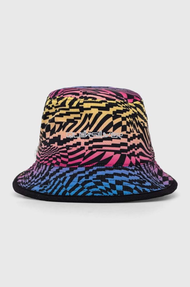 Дитяча двостороння панама Quiksilver колір чорний