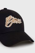 Бавовняна бейсболка BOSS колір чорний