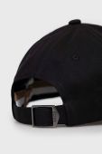 Бавовняна бейсболка BOSS колір чорний