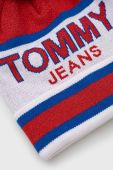 Шапка Tommy Jeans з товстого трикотажу колір барвистий