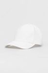 Кепка Guess колір білий однотонна