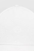 Кепка Guess колір білий однотонна