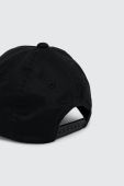 Бавовняна бейсболка Armani Exchange колір чорний з принтом (2935990)
