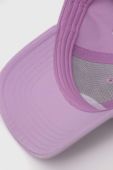 Кепка The North Face колір фіолетовий з аплікацією