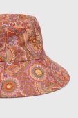 Бавовняний капелюх Billabong X SMILEY колір помаранчевий з бавовни