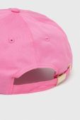 Бавовняна бейсболка Chiara Ferragni колір рожевий з аплікацією (3155576)