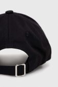 Кепка BOSS колір чорний з принтом