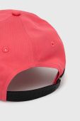 Бавовняна бейсболка Tommy Jeans колір рожевий з аплікацією (2983790)