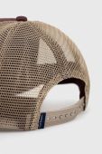 Кепка Superdry колір коричневий візерунок