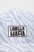 Кепка LaBellaMafia колір білий візерунок