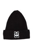 Дитяча бавовняна шапка Mini Rodini колір чорний з бавовни
