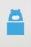 Дитяча шапка і снуд OVS з тонкого трикотажу колір блакитний (3175590)