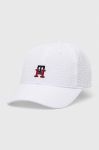 Дитяча кепка Tommy Hilfiger колір білий з аплікацією (3166580)