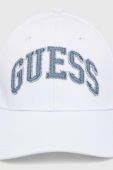 Кепка Guess колір білий з аплікацією (2848696)